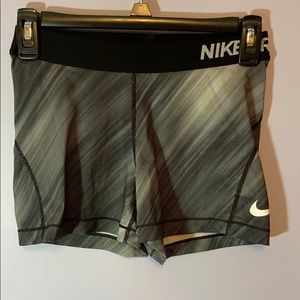 Nike Pro Women’s Spandex Compression Shorts Grey